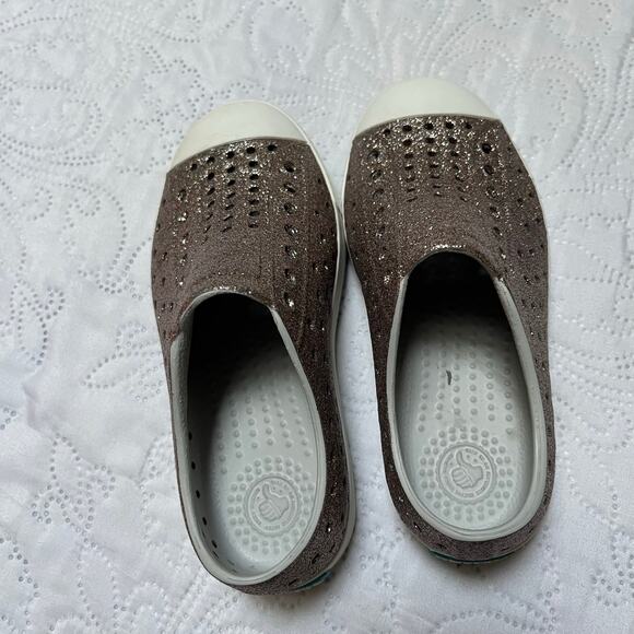 Native Jefferson Bling Glitter Sneakers Size 11 - Picture 7 of 9